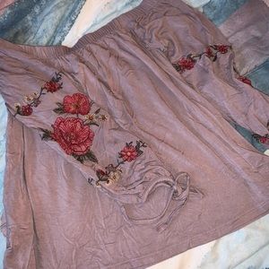 AE off the shoulder shirt